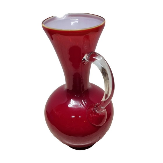 Image 1 of Caraffa Fiorentina Opalina Vintage