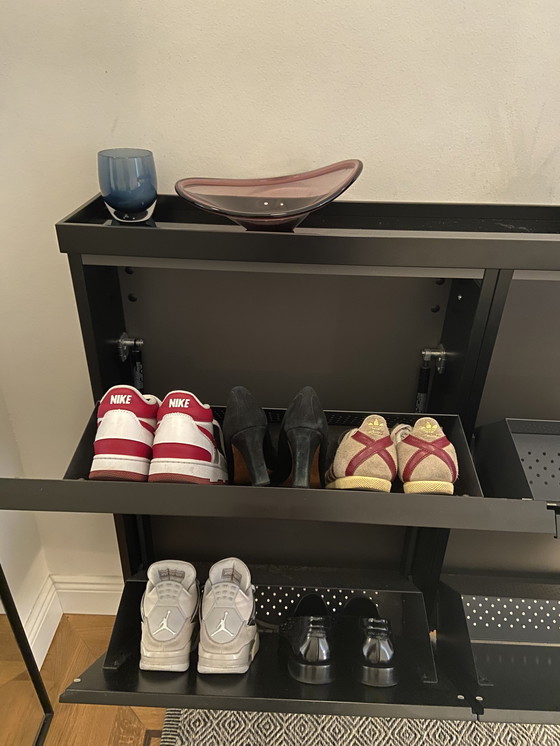 Image 1 of Schönbuch Wall-mounted black shoe cabinet