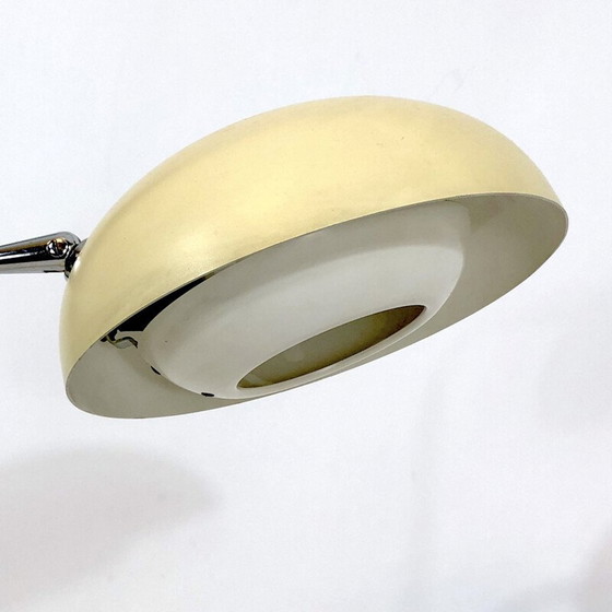 Image 1 of Vintage articulated desk lamp in lacquer and chrome by Stilnovo, 1950