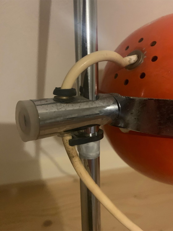 Image 1 of Orange vintage desk lamp