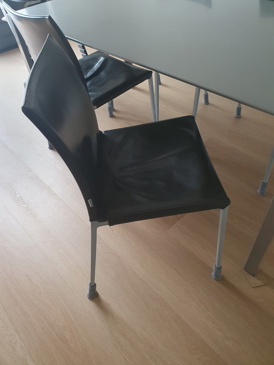 Image 1 of 4x Zanotta chair + matching table