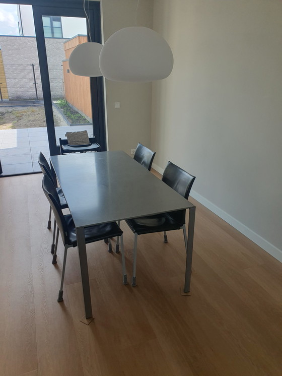 Image 1 of 4x Zanotta chair + matching table