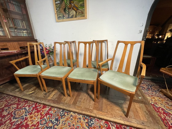 Image 1 of 6x Parker Knoll Dining Chairs