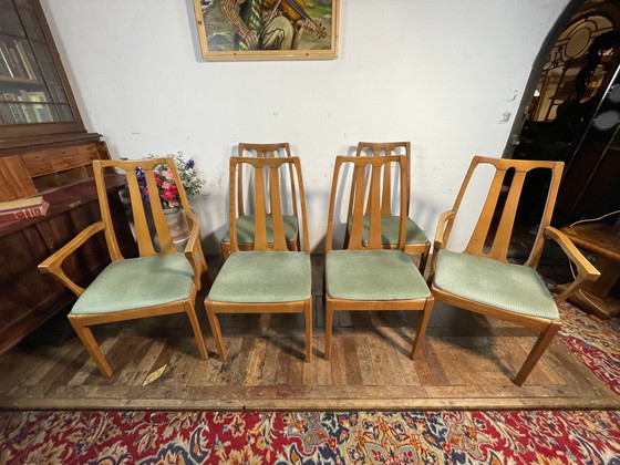 Image 1 of 6x Parker Knoll Dining Chairs