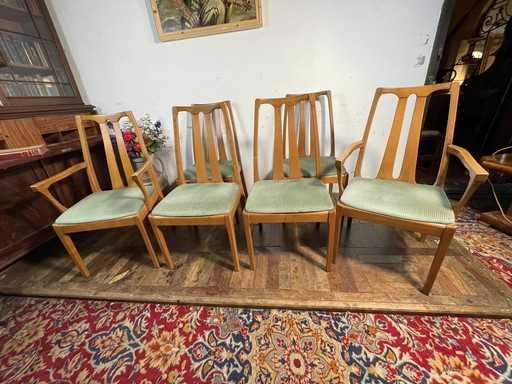 6x Parker Knoll Dining Chairs