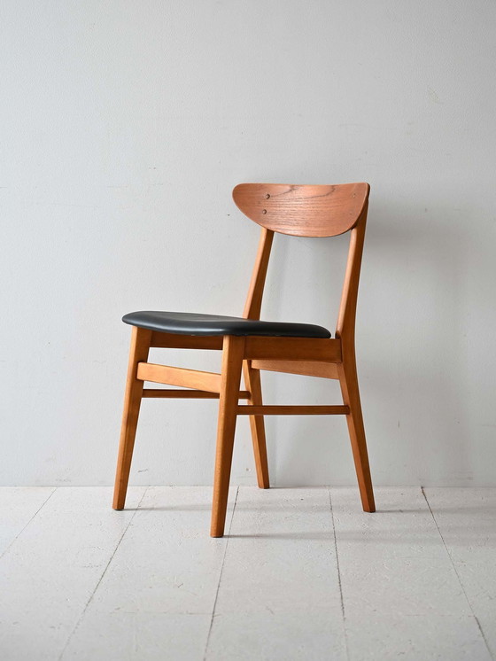 Image 1 of Set di sei sedie danesi in teak