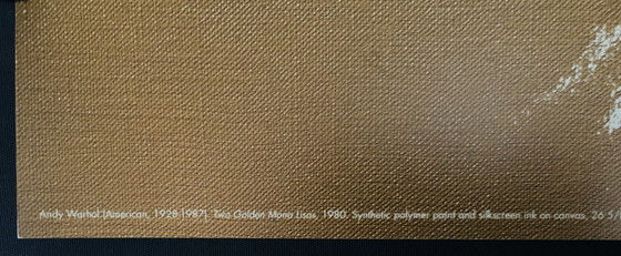 Image 1 of Andy Warhol: "Two Golden Mona Lisa." In Large Format.