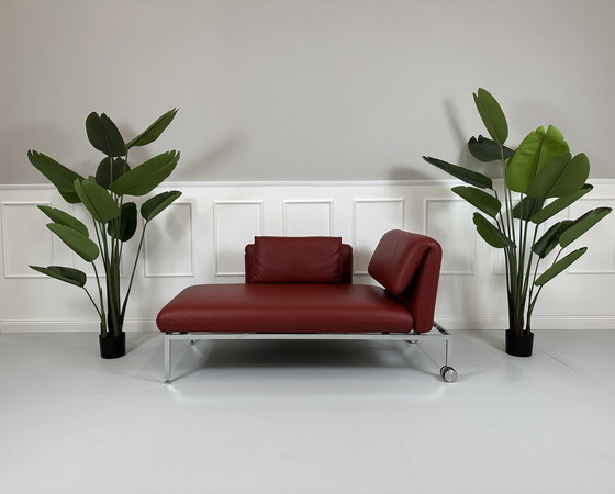 Image 1 of Brühl Roro Medium leather sofa recliner couch exhibition piece