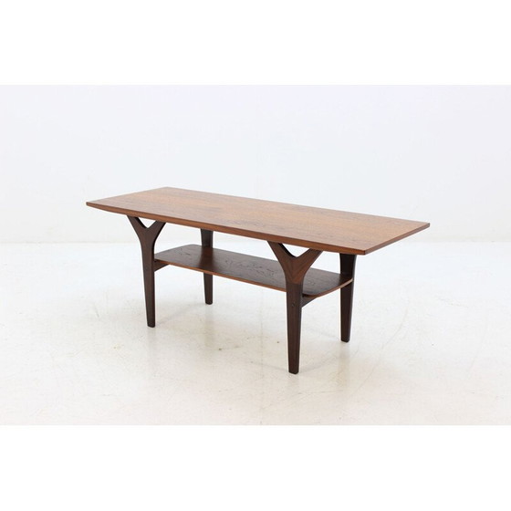 Image 1 of Tavolino da caffè vintage in legno di teak, Danimarca 1960