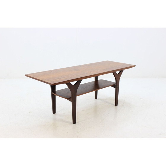 Image 1 of Tavolino da caffè vintage in legno di teak, Danimarca 1960