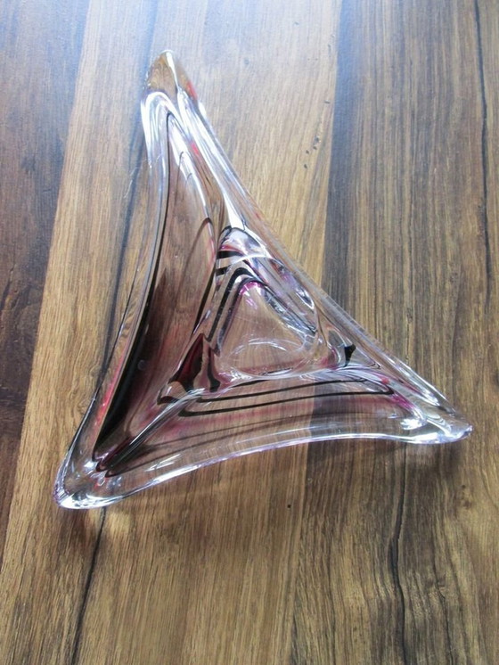 Image 1 of Space Age/Retro/70Ties Glass/Crystal Murano Bowl.