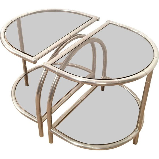 Image 1 of Coppia di estremità arrotondate per divano vintage, 1970