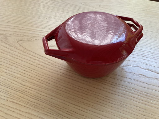 Small Red Copco Casserole With Lid