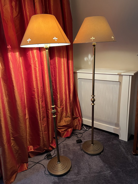 Image 1 of 2x Vintage Floor Lamps