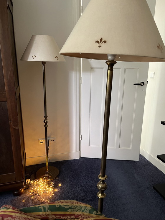 Image 1 of 2x Vintage Floor Lamps