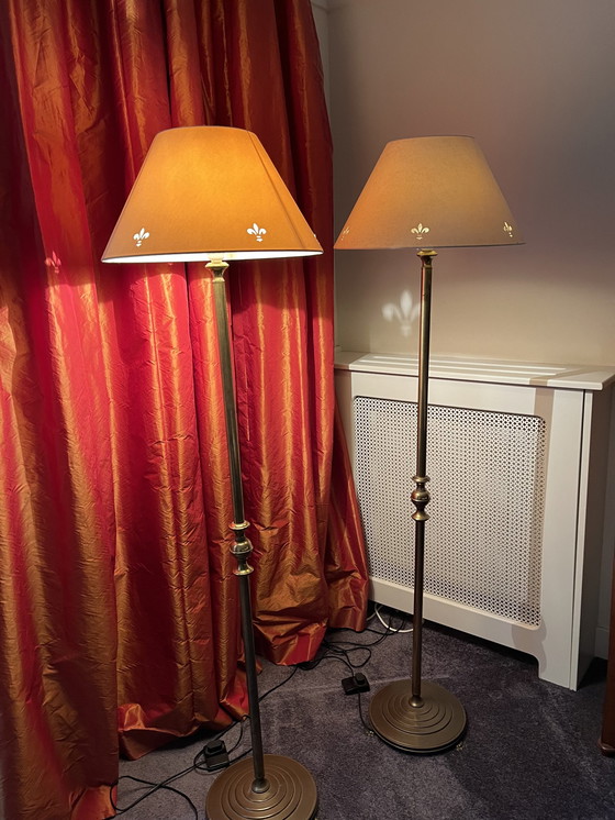 Image 1 of 2x Vintage Floor Lamps