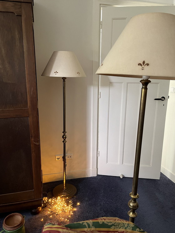 Image 1 of 2x Vintage Floor Lamps