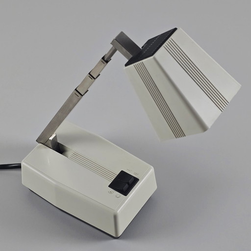 Lampada da tavolo telescopica Eichhoff Werke tipo E3370, lampada da scrivania ad antenna, anni '60.