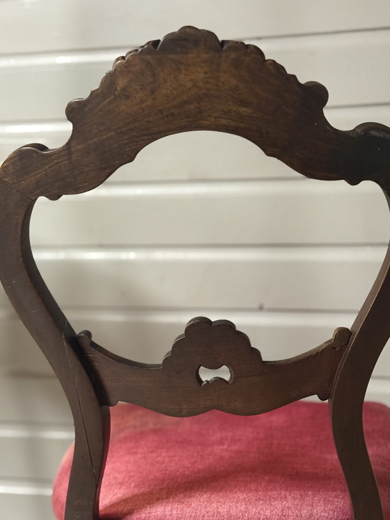 Image 1 of 5X Antique Chairs Rococo / Louis Xv Style