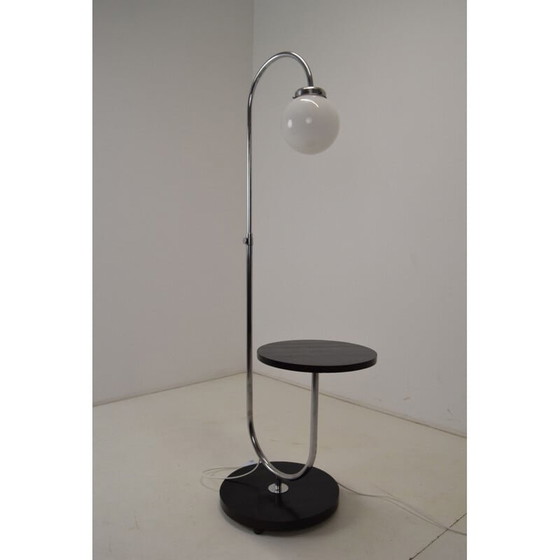 Image 1 of Vintage Art Deco floor lamp by Jindrich Halabala, Czechoslovakia 1930