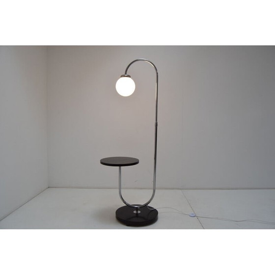 Image 1 of Vintage Art Deco floor lamp by Jindrich Halabala, Czechoslovakia 1930