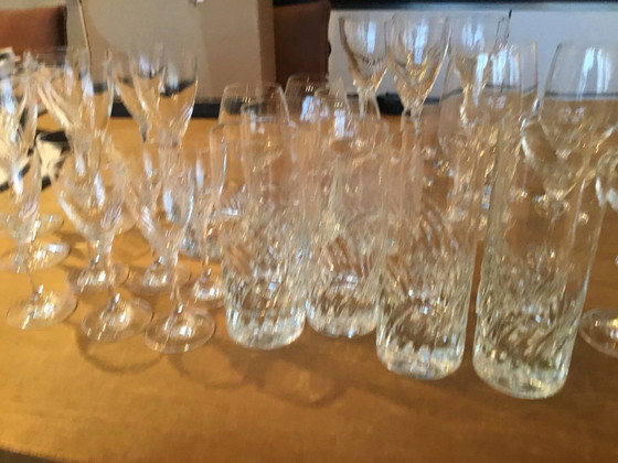 Image 1 of 7 Crystal Longdrink Glasses From The Brand Schott Zwiesel, Series Pirouette