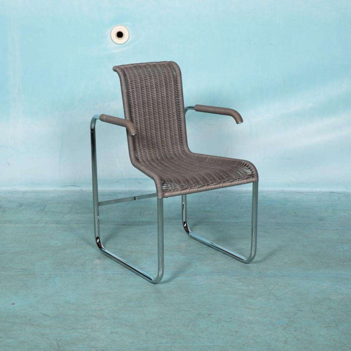 Vintage armchair Tecta B20, minimalist tubular chair
