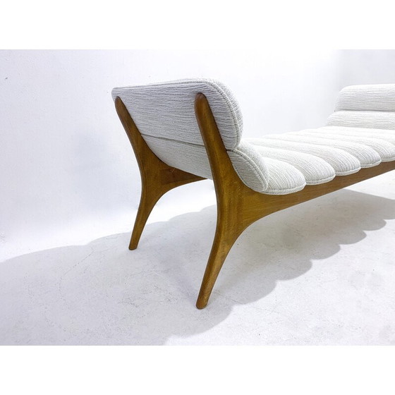 Image 1 of Vintage daybed in wood and fabric, Italy