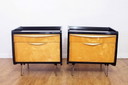 Coppia di comodini vintage 1970