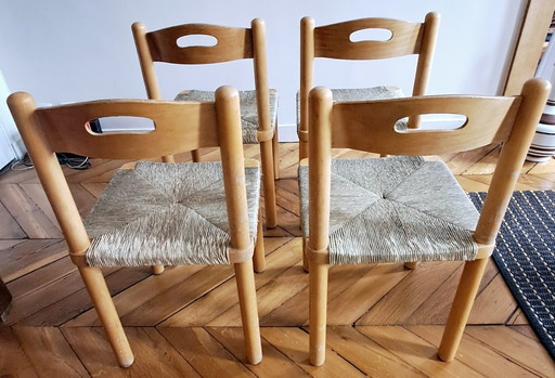 Four Wicker Chairs, 1960s