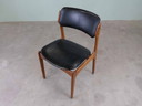 Set di 4 sedie vintage in teak danese Erik Buch Od49 