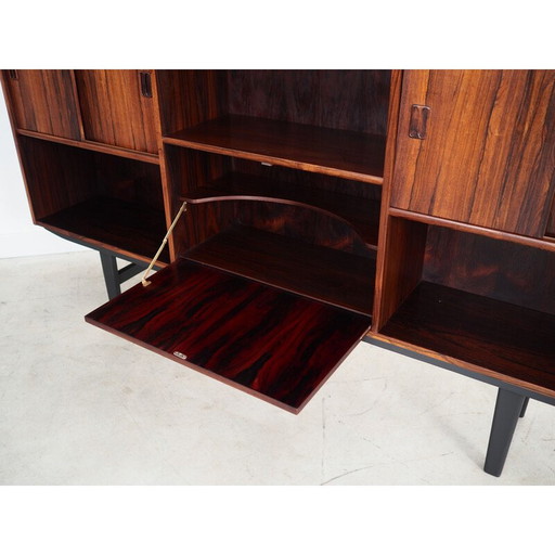 Rosewood bookcase, Danish design, 1970s, designer: Erik Jensen, production: Westergaards Møbelfabrik