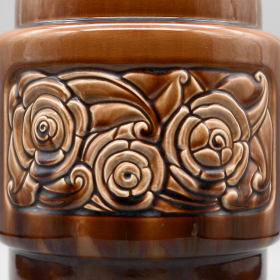 Image 1 of Rare Art Deco Vase by Gustave de Bruyn Fives-Lille France c. 1930 Antique Chic