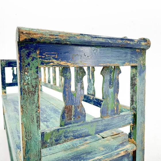 Image 1 of Antique vintage bench with storage space