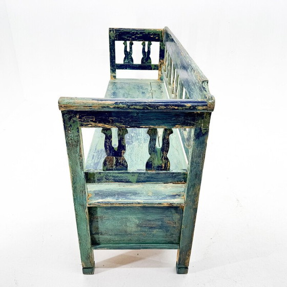 Image 1 of Antique vintage bench with storage space