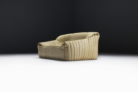 Image 1 of Rare Vintage Sandra Sofa In Original Leather - Annie Hieronimus For Cinna France