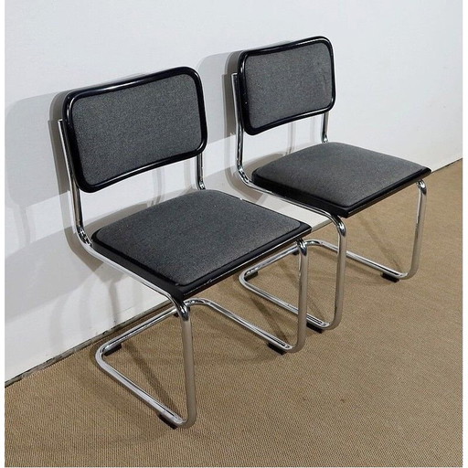 Pair of vintage chairs model Cesca B32 by Marcel Breuer, 1930
