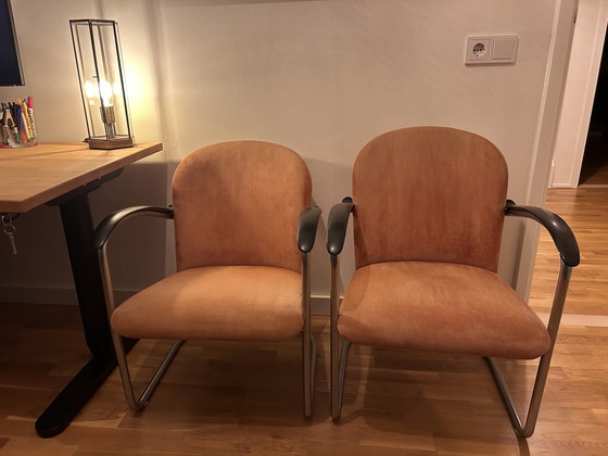 Image 1 of 2x gebr van der stroom model gispen 413 chair