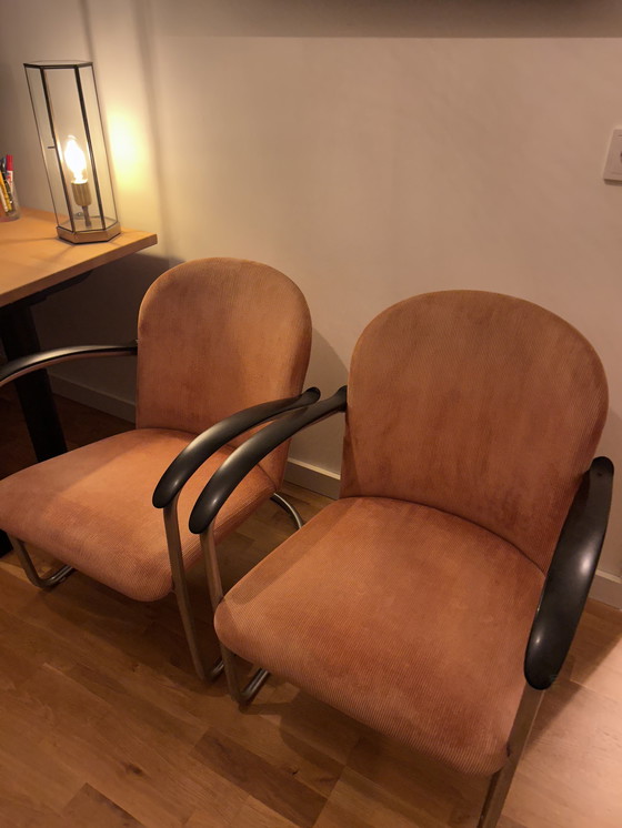 Image 1 of 2x gebr van der stroom model gispen 413 chair