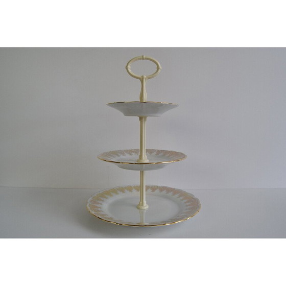 Image 1 of Vintage porcelain etager for sweets and sweets by Moritz Zdekauer for Stará Role, 1960