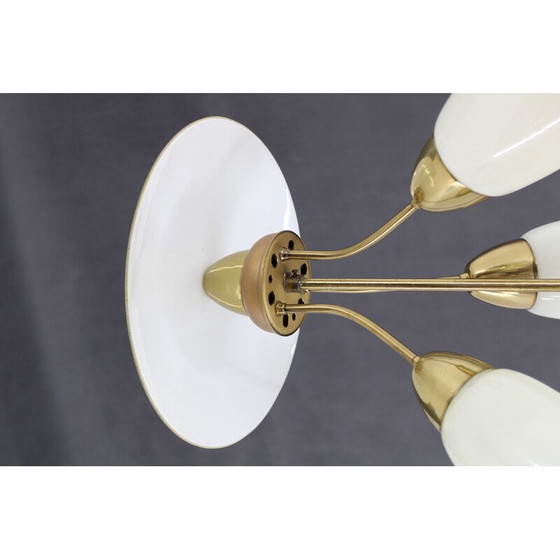 Image 1 of Vintage glass chandelier by Kamenicky Senov, Czechoslovakia 1960s