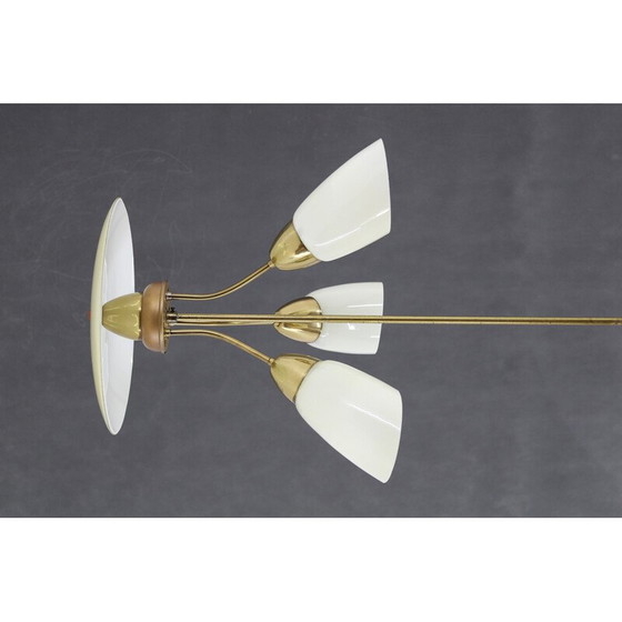 Image 1 of Vintage glass chandelier by Kamenicky Senov, Czechoslovakia 1960s