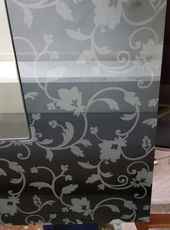 Image 1 of Wall mirror XL etched frame