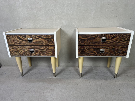 Image 1 of 2x comodini/cassettiere vintage