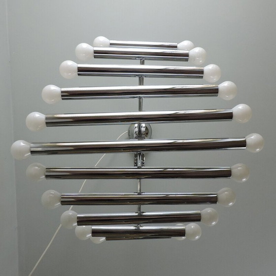 Image 1 of Lampadario vintage Gaetano Sciolari Italia anni '70