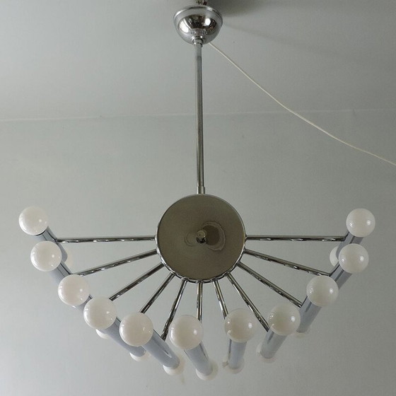 Image 1 of Lampadario vintage Gaetano Sciolari Italia anni '70