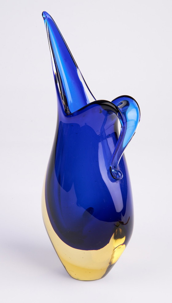 Image 1 of Flavio Poli for Seguso 1960s Murano glass vase