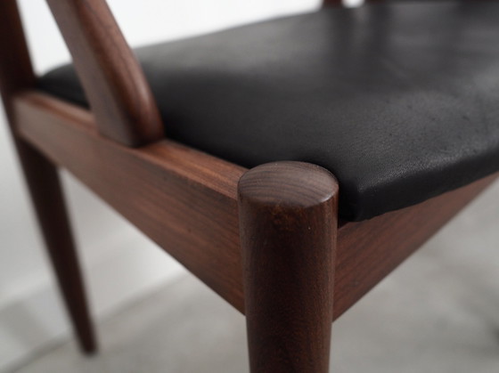 Image 1 of Set Of Four Teak Chairs, Danish Design, 1970S, Designer: Kai Kristiansen