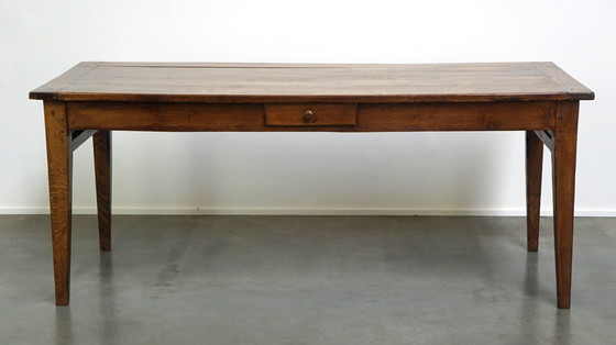 Image 1 of Dining table with 3 drawers