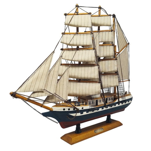 1970S Astonishing Belem Model Ship. Handmade. Made In England